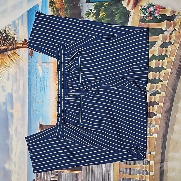 Banana Republic Hayden Print Striped Pants Size 10 - Picture 6 of 6